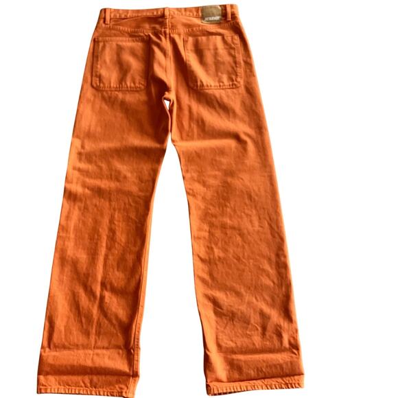 JACQUEMUS: Men's Orange "Le Raphia" Jeans - 30 - Picture 3 of 6